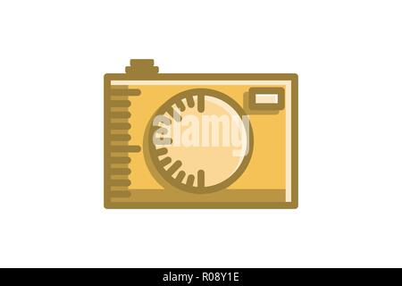 Fotocamera logo design ispirazione Illustrazione Vettoriale