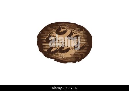 Torta logo design ispirazione Illustrazione Vettoriale