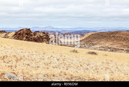 Esplorazione di Damaraland in Namibia Foto Stock