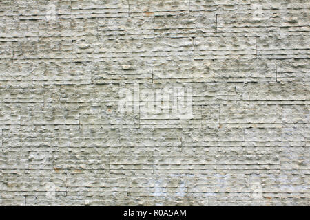 Alta risoluzione la crema muro di mattoni texture Foto Stock