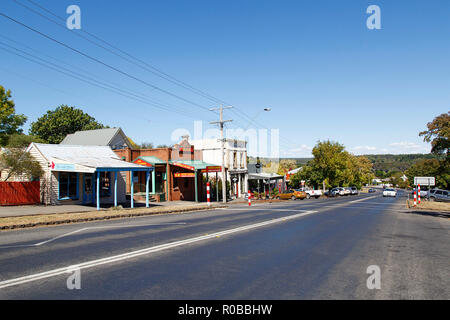 Daylesford, Australia: Marzo 23, 2018: Daylesford è una piccola cittadina a ovest di Melbourne. Si tratta di una popolare attrazione turistica con pittoreschi edifici. Foto Stock