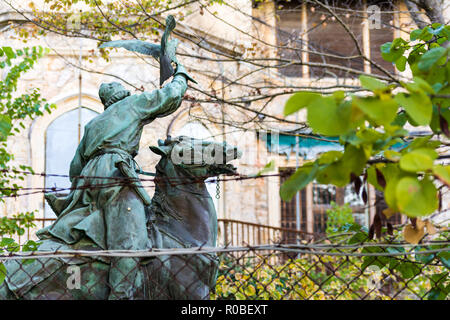 Statua in Tatoi Palace che è un ex greco Famiglia Reale residenza estiva e luogo di nascita di Re Giorgio II di Grecia. Foto Stock