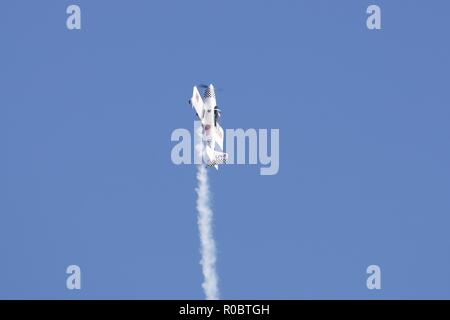 Il team di Raven (Raven) divertente migliaia di spettatori a 2018 Bournemouth Air Festival Foto Stock