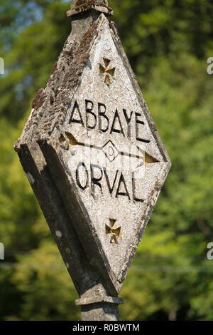 Belgio, Florenville: Orval Abbazia Trappista ('Abbaye Notre Dame d'Orval") Foto Stock