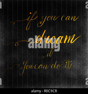 Textured sfondo per progetti d'arte. Golden goffrato calligraphy design. Grungy cercando di sfondo di calligrafia Foto Stock