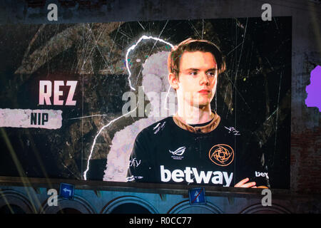 Immagine editoriale di un Counter Strike: offensiva mondiale torneo esports evento. Foto Stock