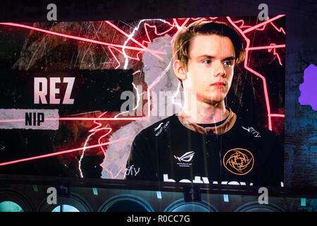 Immagine editoriale di un Counter Strike: offensiva mondiale torneo esports evento. Foto Stock