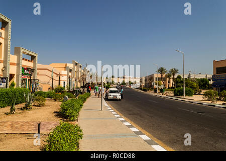 SHARM EL-Sheikh, Egitto - 16 ottobre 2018 per le strade delle città Foto Stock