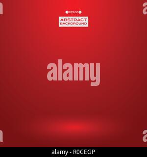 Rosso di gradiente presentazione studio sfondo, EPS vettoriali10 Illustrazione Vettoriale