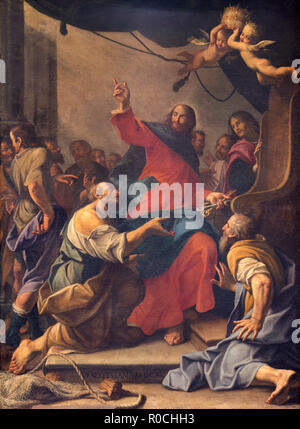 REGGIO EMILIA, Italia - 12 Aprile 2018: la pittura della chiesa nella Basilica di San Prospero di Camillo Procaccini (1585 - 1587). Foto Stock