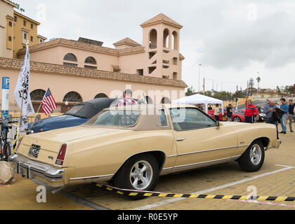 1973-1977 Chevrolet Monte Carlo. US car meeting a Fuengirola, Malaga, Spagna. Foto Stock