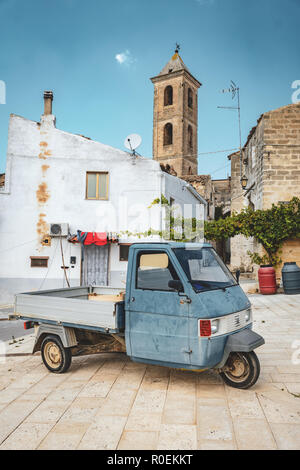 Il vecchio villaggio di Spinazzola in Puglia, Italia Foto Stock