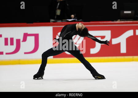 Helsinki, Finlandia. 2° Nov, 2018. Yuzuru Hanyu (JPN) Pattinaggio di Figura : ISU Grand Prix di Pattinaggio di Figura 2018/2019 "ISU Helsinki GP2018' sessione di prove sul ghiaccio di Helsinki Hall a Helsinki in Finlandia . Credito: Mutsu Kawamori/AFLO/Alamy Live News Foto Stock