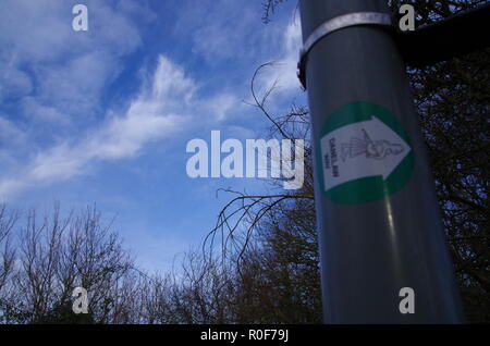 La Macmillan modo. Lincolnshire. East Midlands. In Inghilterra. Regno Unito Foto Stock