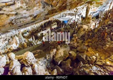 Grande Salone della Montagna. Le Grotte di Postumia. Carniola interna regione. La Slovenia, l'Europa. Foto Stock