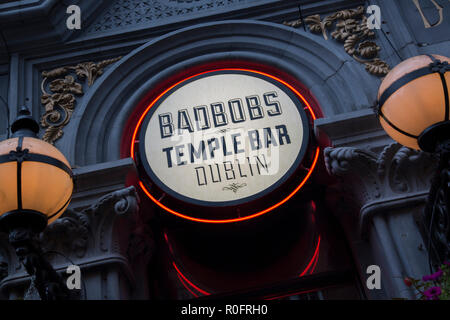 Badbobs, Temple Bar di Dublino, Irlanda Foto Stock