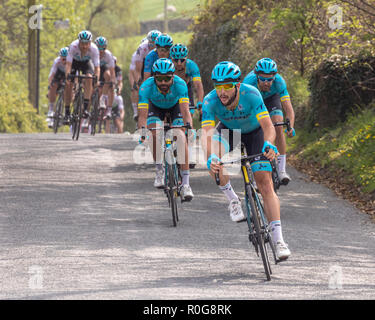 Tour de Yorkshire 2018, Burnsall nel Yorkshire Dales Foto Stock