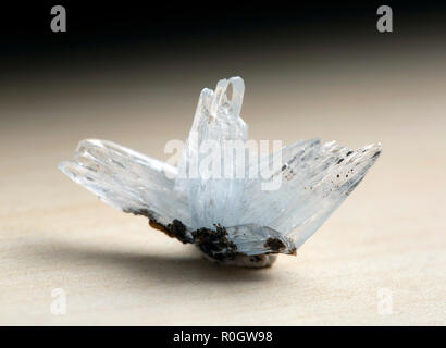 La barite su calcite, Stoneham, saldare County, Colorado gem Foto Stock