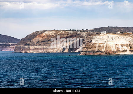 Tappo di Aspronisi, vicino ad Akrotiri - Santorini Island, Grecia Foto Stock