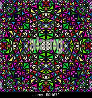 Colorato caleidoscopio seamless pattern di sfondo - abstract sfondo vettoriale Illustrazione Vettoriale