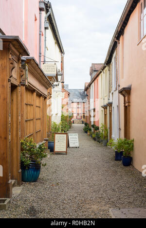 L'Angelo, una proprietà privata di sviluppo residenziale off Broad Street, Ludlow Shropshire Foto Stock