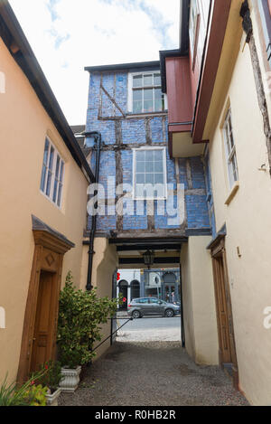 L'Angelo, una proprietà privata di sviluppo residenziale off Broad Street, Ludlow Shropshire Foto Stock