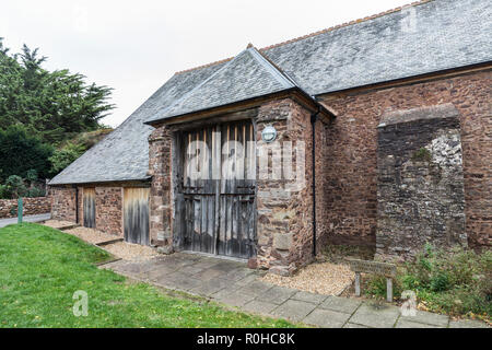 Sala Tithe Barn, Dunster, Somerset, Regno Unito Foto Stock