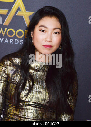 Hollywood, California, USA. 04 Nov, 2018. Awkwafina 106 assiste la XXII edizione Hollywood Film Awards presso il Beverly Hilton Hotel il 4 novembre 2018 a Beverly Hills, la California. Credito: Tsuni / USA/Alamy Live News Foto Stock