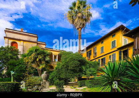 Italia Lombardia Gardone Riviera Vittoriale giardino privato - Foto Stock