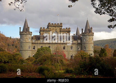 Inverary Castle, Argyll and Bute, Scotland, Regno Unito Foto Stock