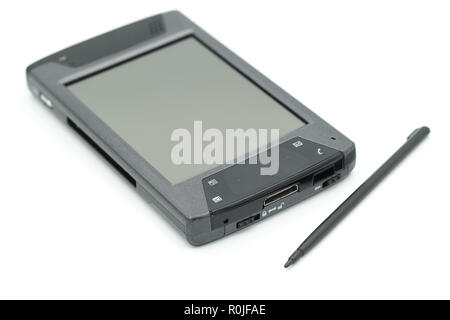 HP iPaq hx4700 PDA con stilo Foto Stock