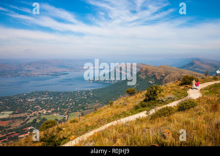 Sulla sommità del monte Magaliesberg appena fuori Pretoria, Sud Africa Foto Stock