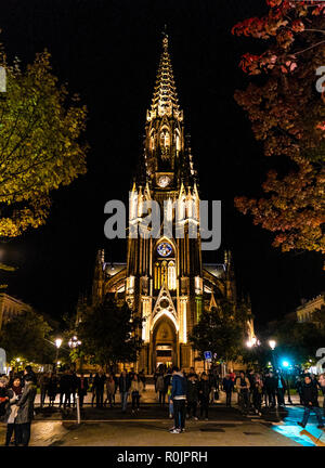 Catedral del Buen Pastor. Torre de 72 metro de altura. Foto Stock