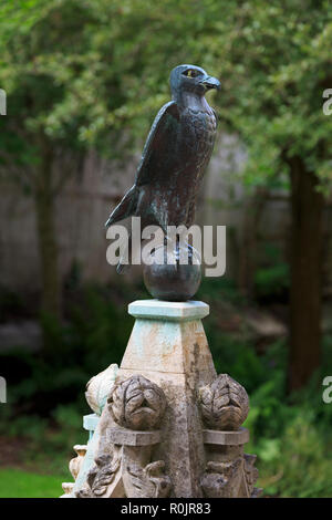 Regina Eleonora's Garden, la Great Hall, Winchester, Hampshire, Inghilterra, Regno Unito Foto Stock