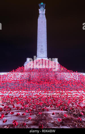 Memoriale di guerra , Plymouth Foto Stock