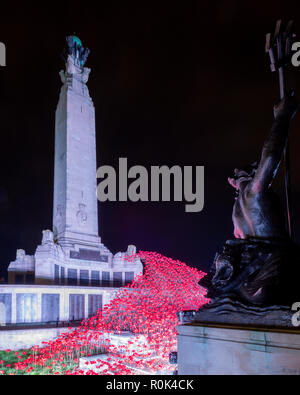 Memoriale di guerra , Plymouth Foto Stock