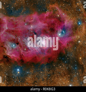 La Nebulosa Laguna. Foto Stock