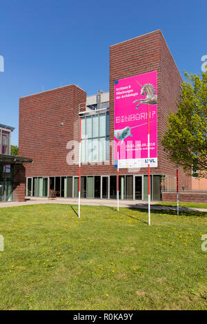 Museo di Archeologia, Herne, distretto della Ruhr, Renania settentrionale-Vestfalia, Germania, Europa Foto Stock