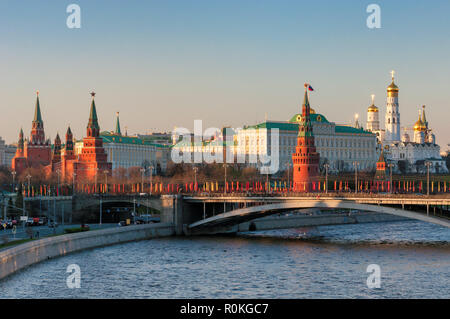 Lo skyline di Mosca, Russia Foto Stock