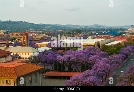 Affacciato su Pretoria, Sud Africa Foto Stock