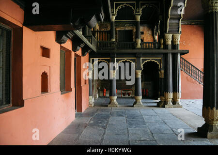 Tipu Sultan's Summer Palace di Bengaluru, India Foto Stock