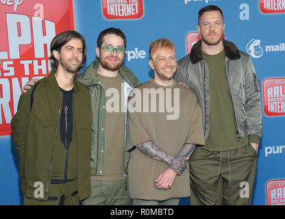 Hollywood, California, USA. 5 Novembre, 2018. Immaginate di draghi arriva per il 'Ralph rompe il Internet' Premiere Mondiale al El Capitan theater. Credito: Lisa O'Connor/ZUMA filo/Alamy Live News Foto Stock