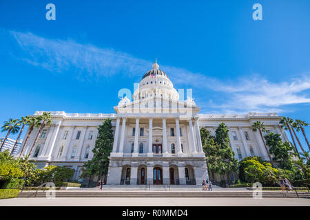 California State Capitol Building, Sacramento, California; Foto Stock