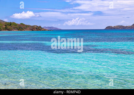 Sapphire Beach su san Tommaso isola Foto Stock