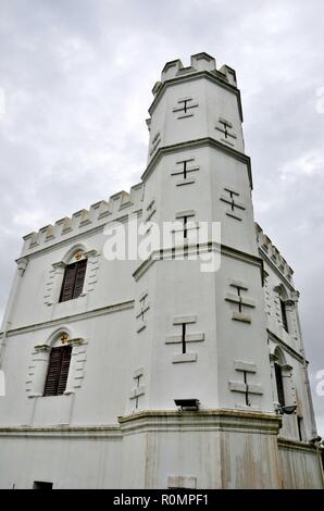 Fort Margherita Brooke Gallery museo storico edificio muro e torri Kuching Sarawak Malesia Foto Stock