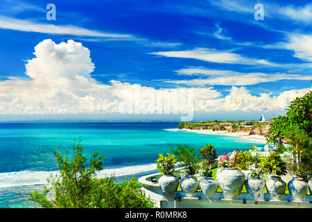 Bingin beach Bali Indonesia Foto Stock