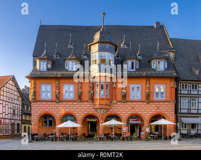 Kaiserworth a Marktplatz a Goslar, Germania Foto Stock