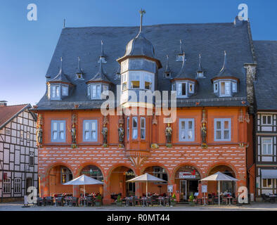 Kaiserworth a Marktplatz a Goslar, Germania Foto Stock