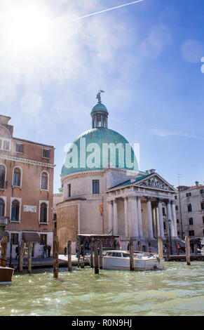 San Simeon Piccolo Chiesa di Venezia. Foto Stock