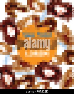 Scheda del menu Modello granchio di mare, cozze, vettore di frutti di mare. Banner fresco design line art Illustrazione Vettoriale
